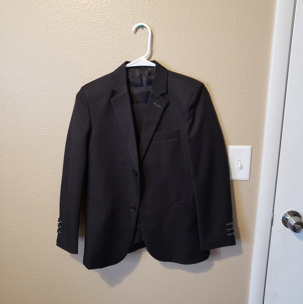 SOLD! Big Boys 3 Piece Black Suit